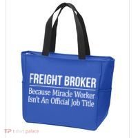 Freight Broker Gift Because Miracle Worker Isn't A Job Title Gift Tote Bag thumb 3
