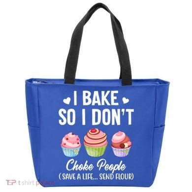 Funny Baking Gift I Bake So Funny I Don't Choke People Gift Tote Bag