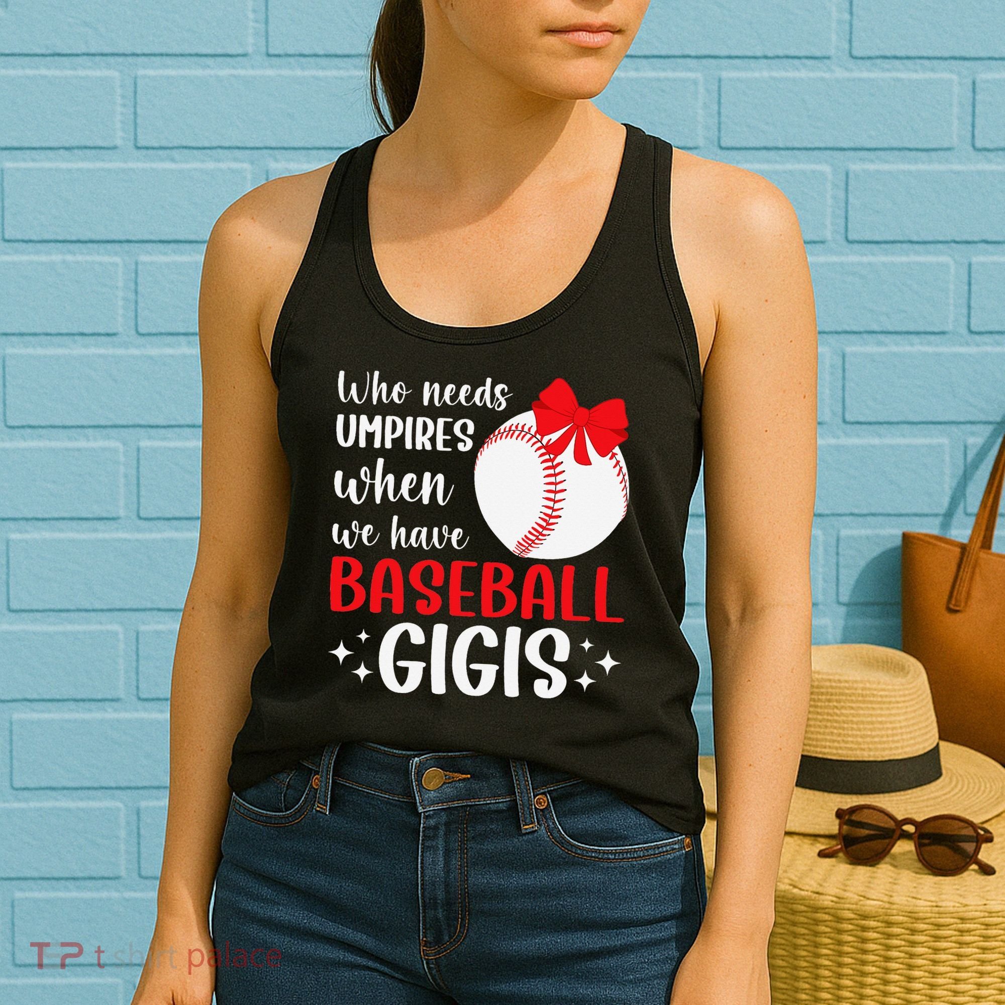 Funny Baseball Gigi Grandma Gigi Of A Baseball Player Gigi Women's Tank Top