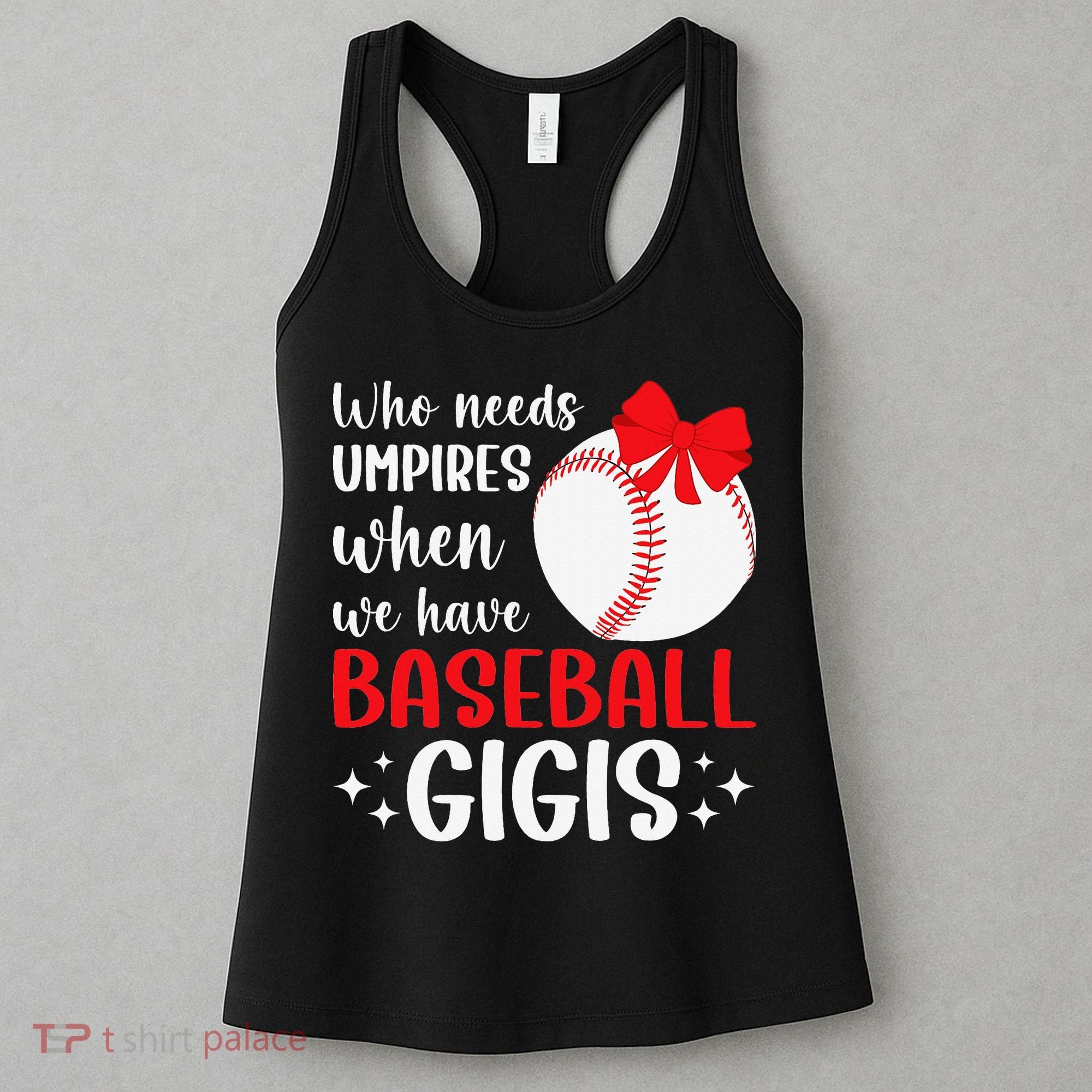 Funny Baseball Gigi Grandma Gigi Of A Baseball Player Gigi Women's Tank Top