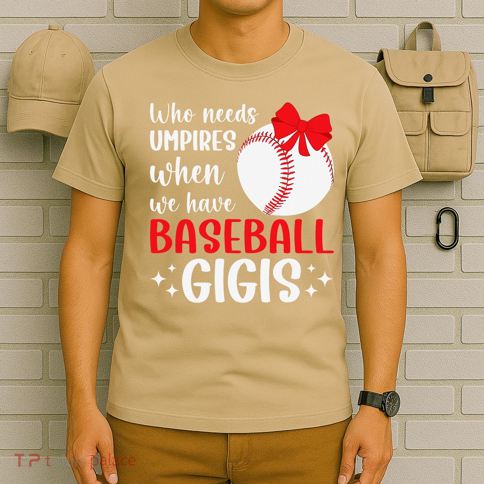 Funny Baseball Gigi Grandma Gigi Of A Baseball Player Gigi T-Shirt