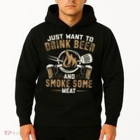 Funny BBQ Grill Chef Grilling Master Barbecue Lover BBQ Hoodie thumb 2