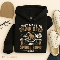 Funny BBQ Grill Chef Grilling Master Barbecue Lover BBQ Hoodie thumb 4