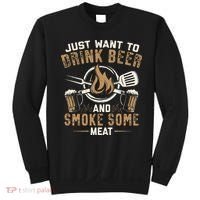 Funny BBQ Grill Chef Grilling Master Barbecue Lover BBQ Sweatshirt thumb 0