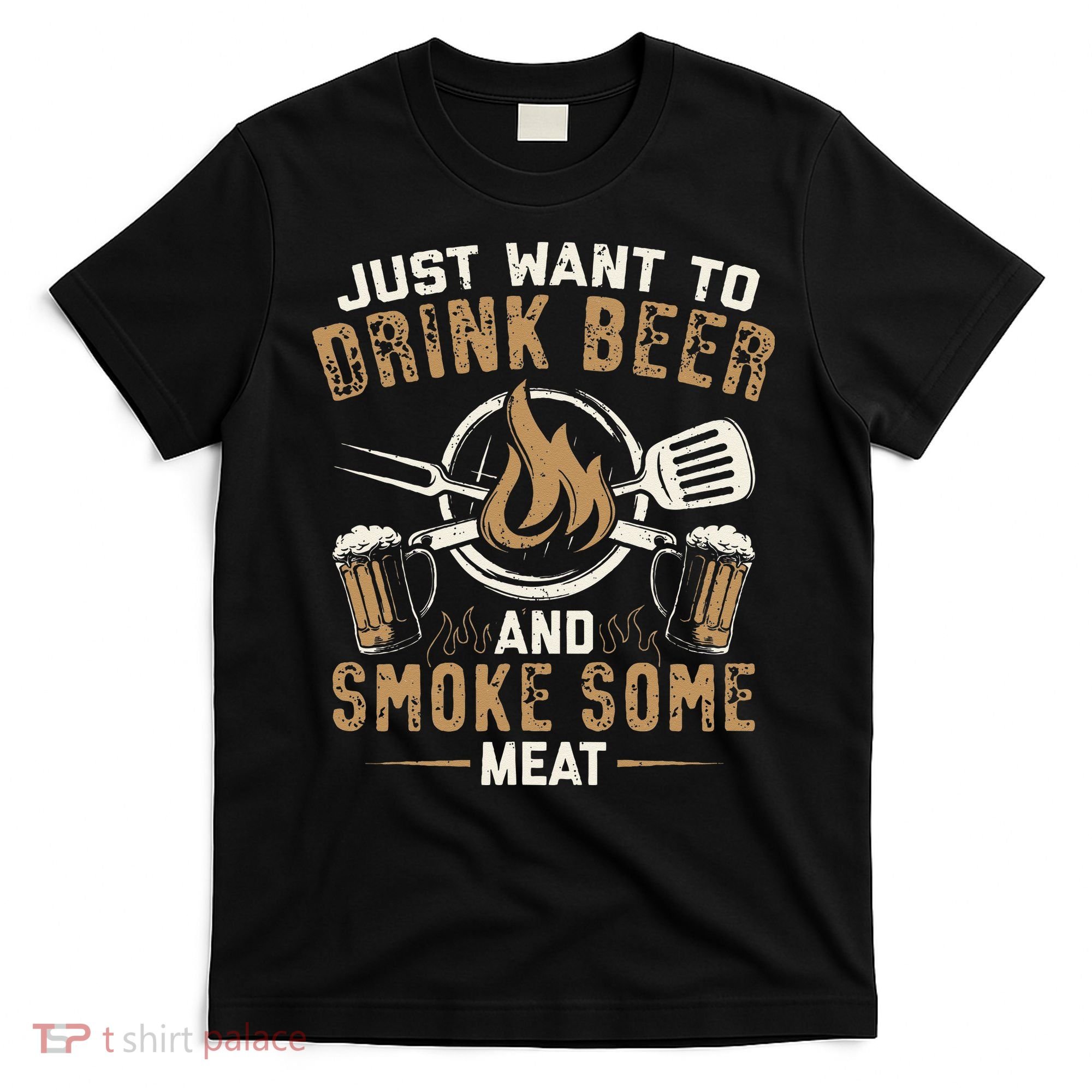 Funny BBQ Grill Chef Grilling Master Barbecue Lover BBQ T-Shirt