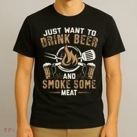 Funny BBQ Grill Chef Grilling Master Barbecue Lover BBQ T-Shirt thumb 3