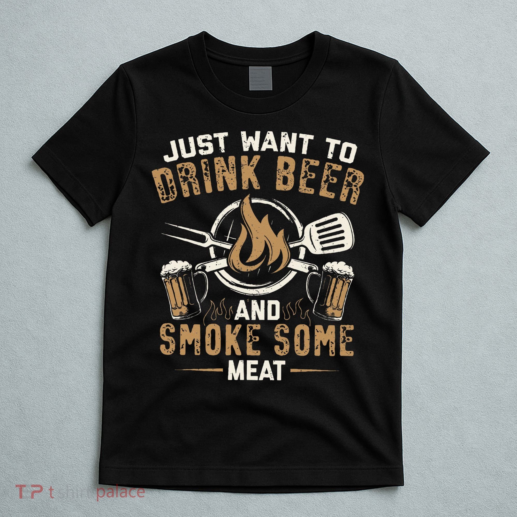 Funny BBQ Grill Chef Grilling Master Barbecue Lover BBQ T-Shirt