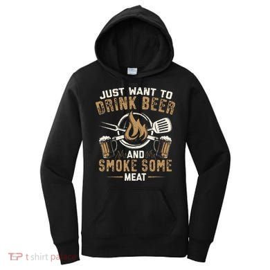 Funny BBQ Grill Chef Grilling Master Barbecue Lover BBQ Women's Hoodie