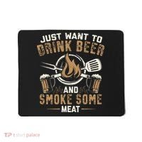 Funny BBQ Grill Chef Grilling Master Barbecue Lover BBQ Mousepad thumb 0
