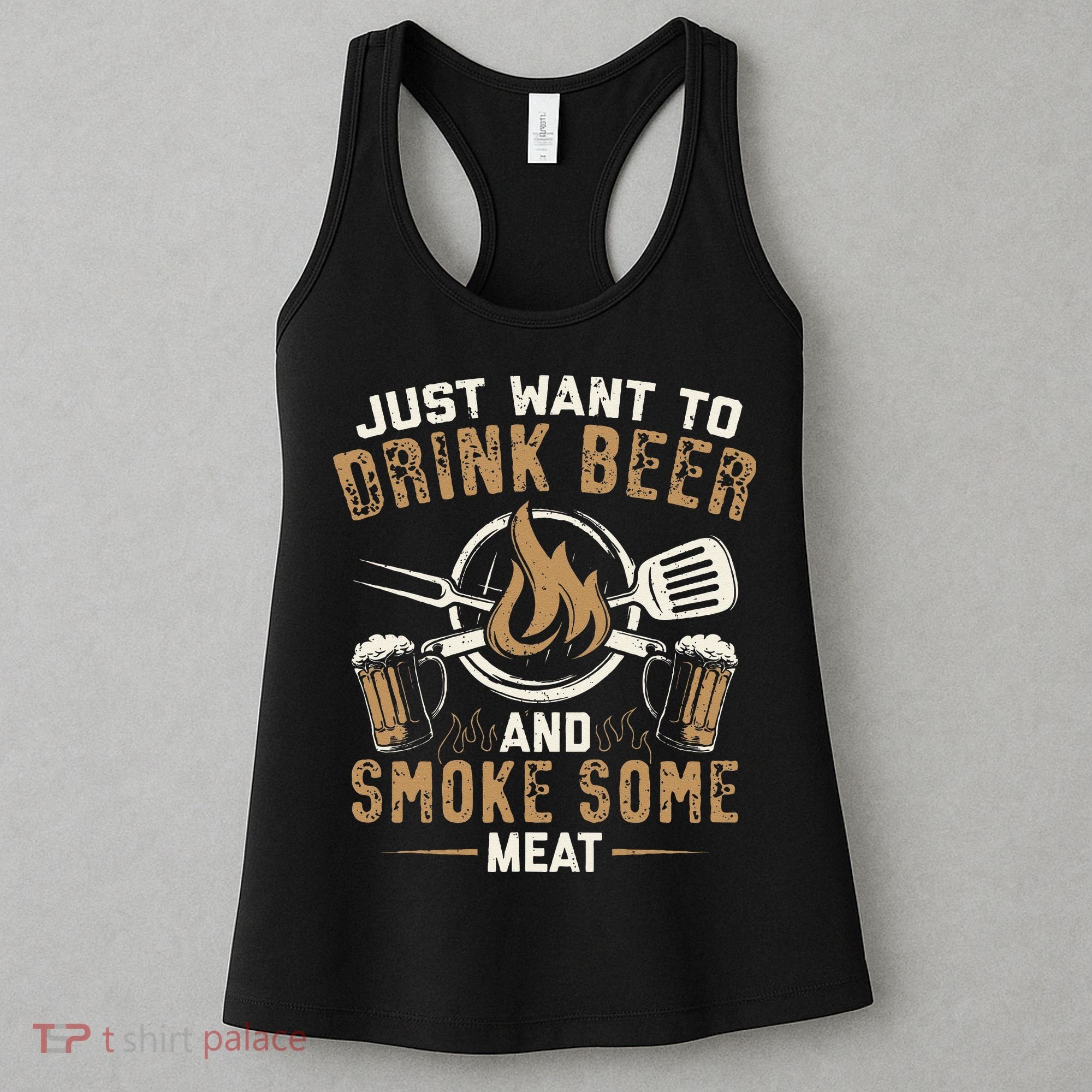 Funny BBQ Grill Chef Grilling Master Barbecue Lover BBQ Women's Tank Top
