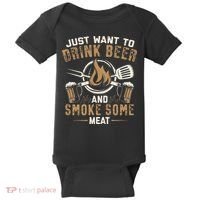 Funny BBQ Grill Chef Grilling Master Barbecue Lover BBQ Baby Bodysuit thumb 0
