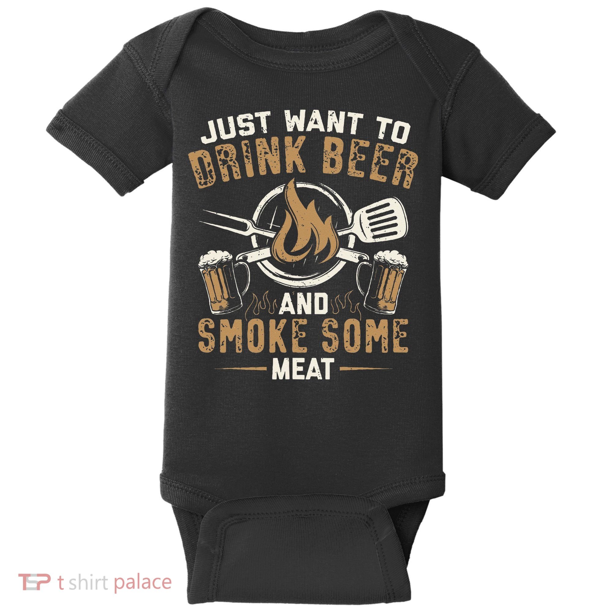 Funny BBQ Grill Chef Grilling Master Barbecue Lover BBQ Baby Bodysuit