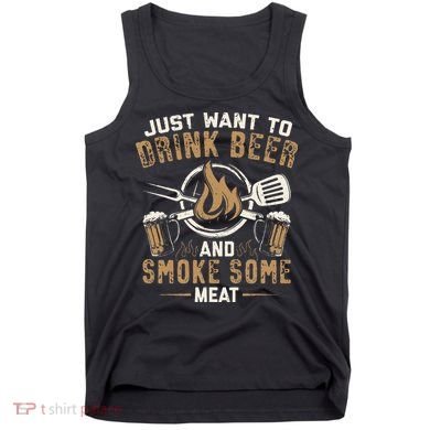 Funny BBQ Grill Chef Grilling Master Barbecue Lover BBQ Tank Top