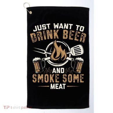 Funny BBQ Grill Chef Grilling Master Barbecue Lover BBQ Golf Towel
