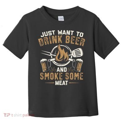 Funny BBQ Grill Chef Grilling Master Barbecue Lover BBQ Toddler T-Shirt