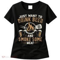 Funny BBQ Grill Chef Grilling Master Barbecue Lover BBQ Women's T-Shirt thumb 0