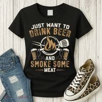 Funny BBQ Grill Chef Grilling Master Barbecue Lover BBQ Women's T-Shirt thumb 3