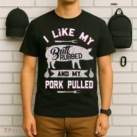 Funny Bbq Grilling Quote Pig Pulled Pork T-Shirt thumb 6