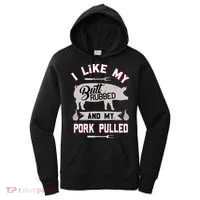 Funny Bbq Grilling Quote Pig Pulled Pork Women's Hoodie thumb 0