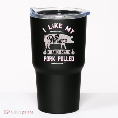 Funny Bbq Grilling Quote Pig Pulled Pork Tumbler