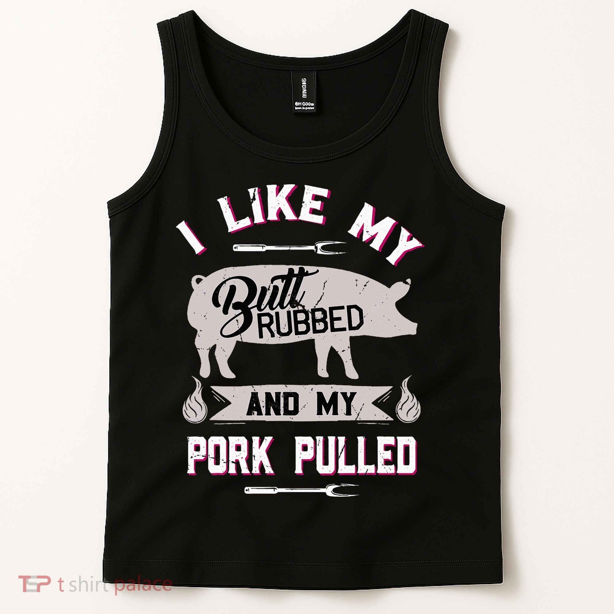 Funny Bbq Grilling Quote Pig Pulled Pork Tank Top