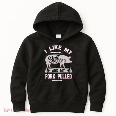 Funny Bbq Grilling Quote Pig Pulled Pork Kids Hoodie