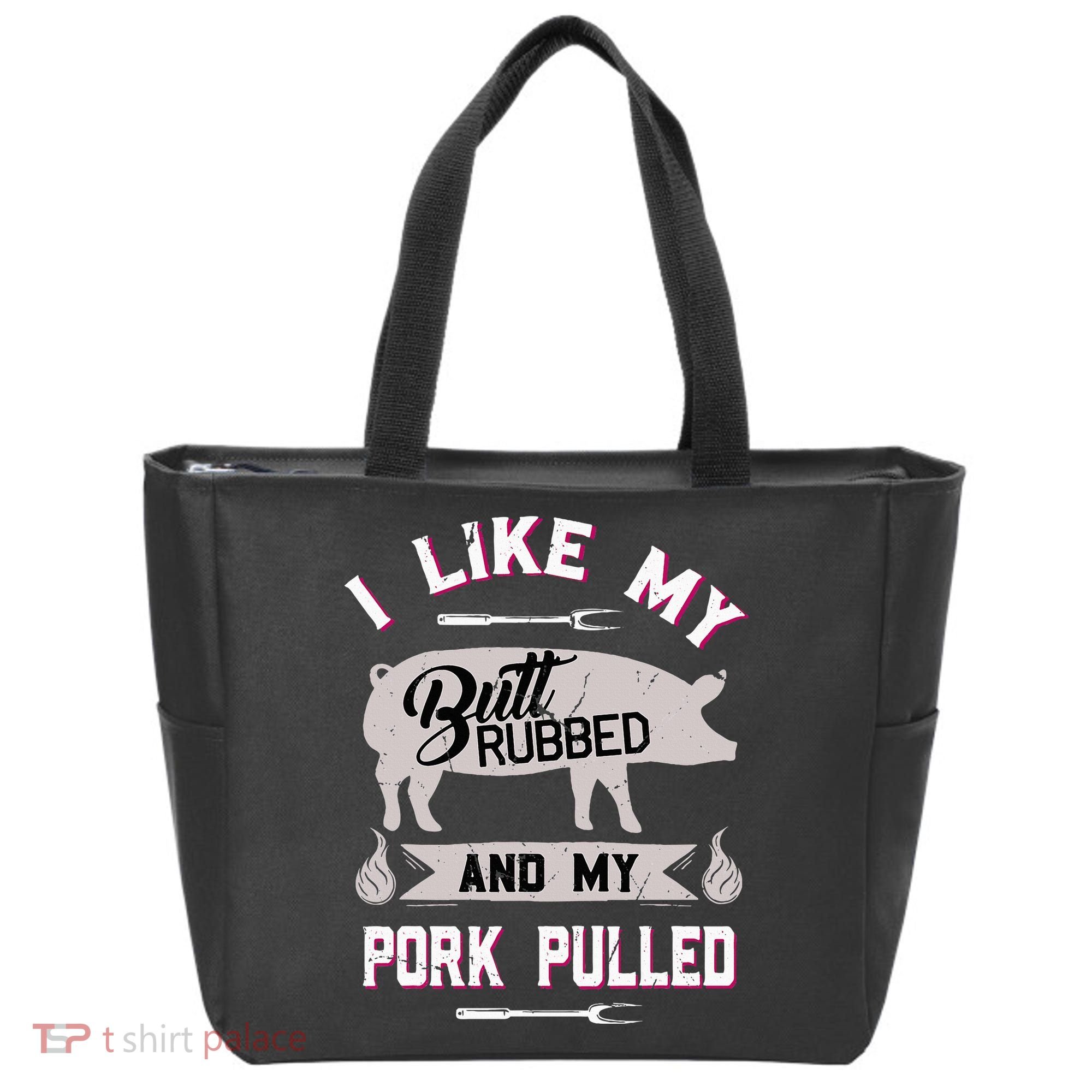 Funny Bbq Grilling Quote Pig Pulled Pork Tote Bag