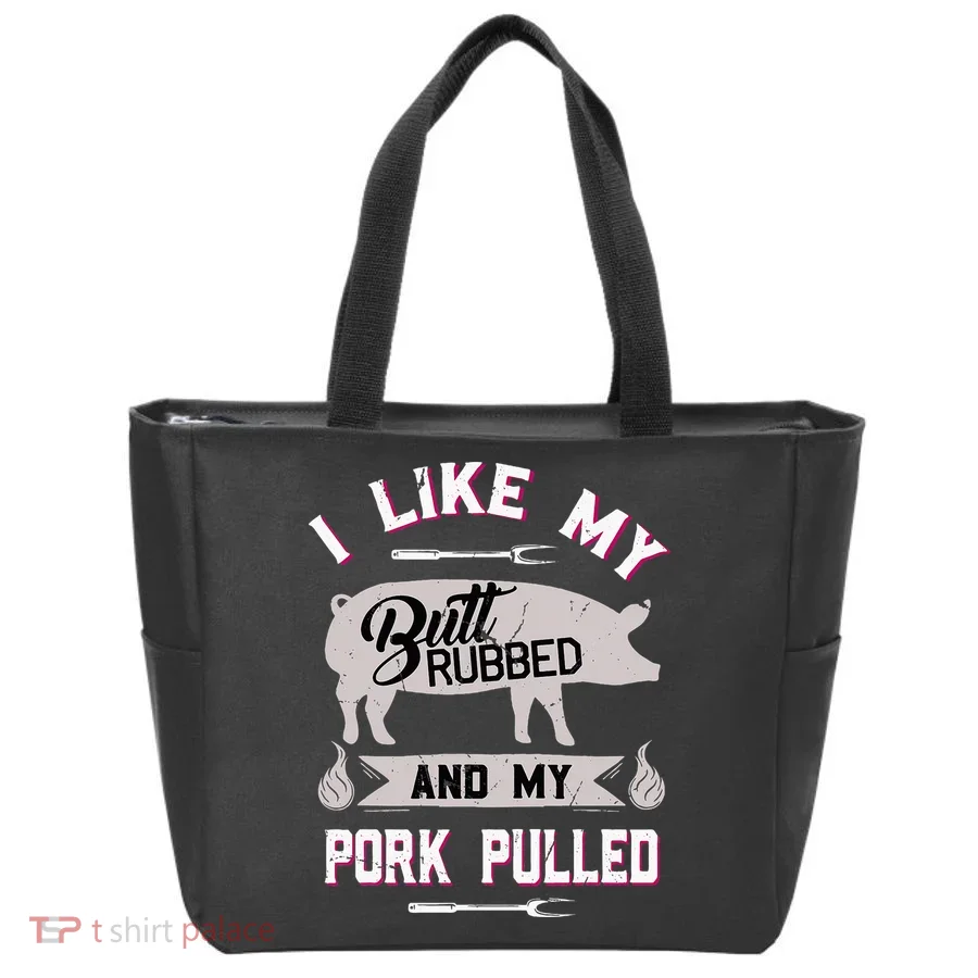 Funny Bbq Grilling Quote Pig Pulled Pork Tote Bag