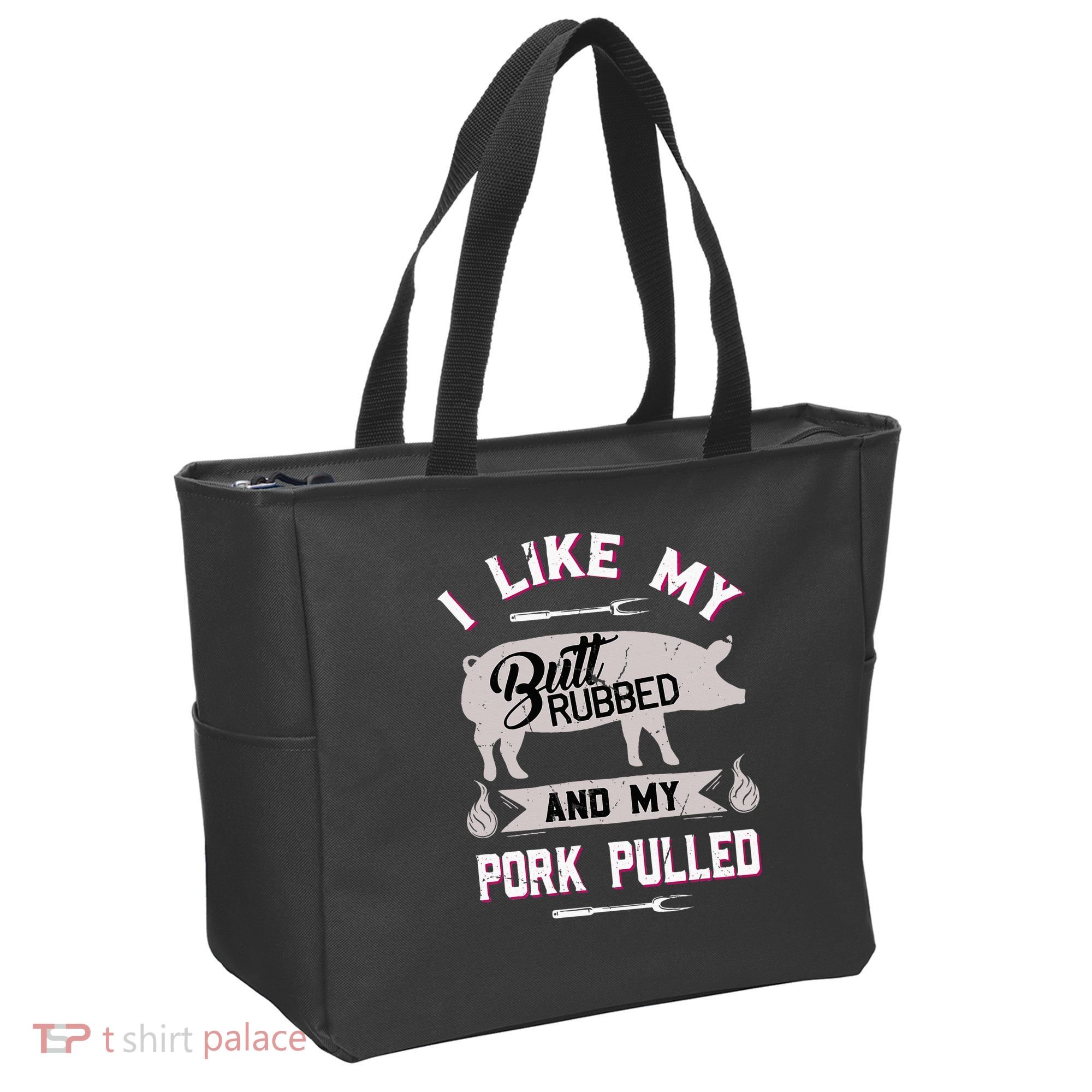 Funny Bbq Grilling Quote Pig Pulled Pork Tote Bag