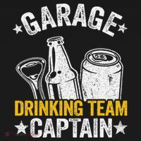 Funny Beer Garage Drinker Garage Drinking Team Captain Long Sleeve Shirt thumb 2