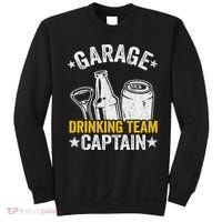 Funny Beer Garage Drinker Garage Drinking Team Captain Sweatshirt thumb 0