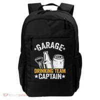 Funny Beer Garage Drinker Garage Drinking Team Captain Backpack thumb 0