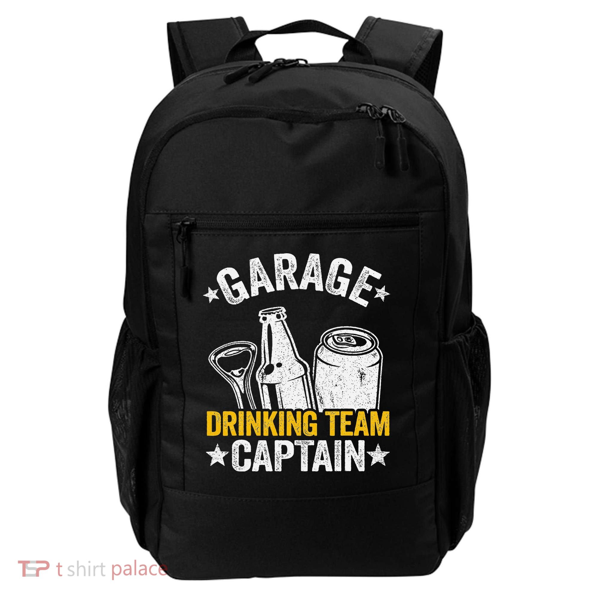 Funny Beer Garage Drinker Garage Drinking Team Captain Backpack