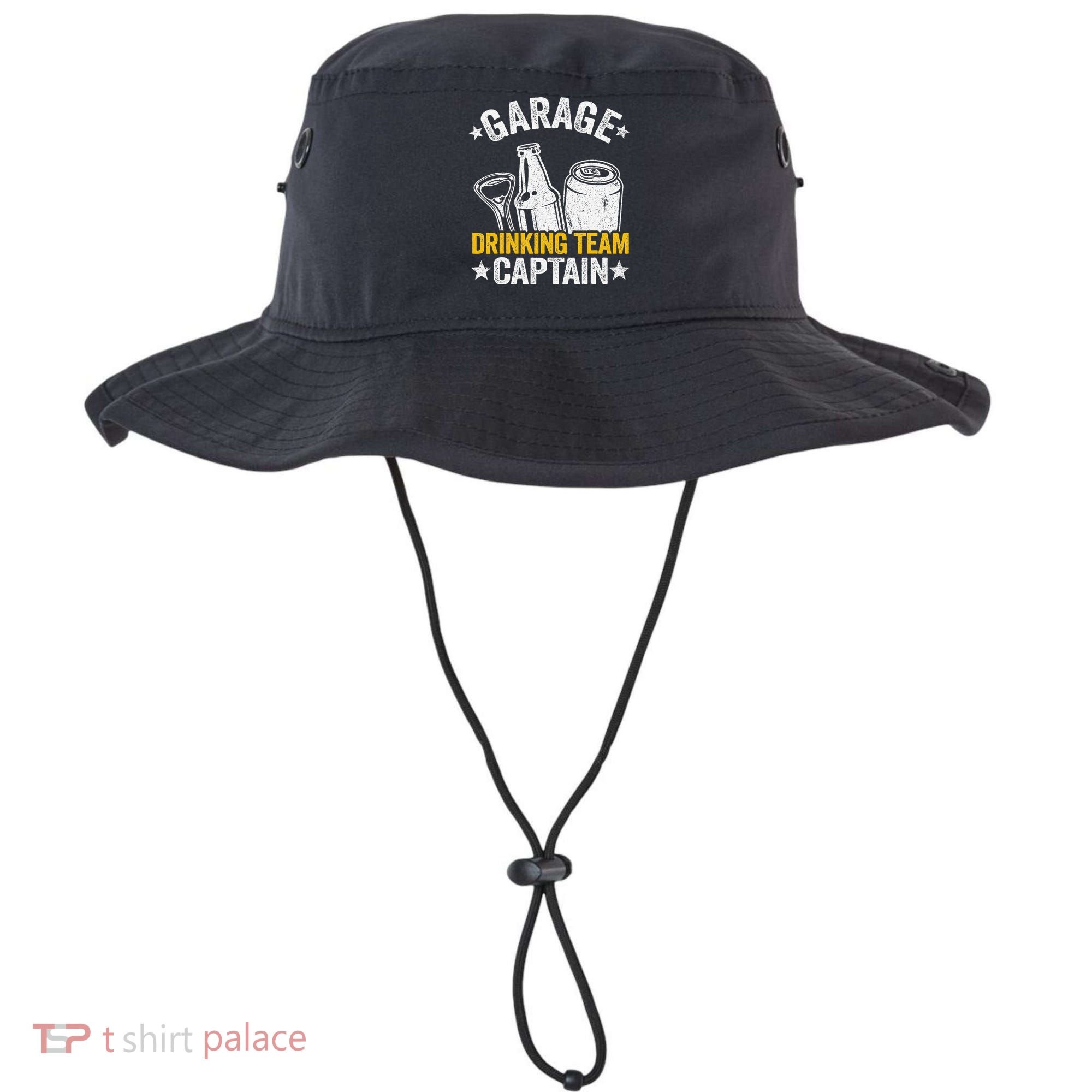 Funny Beer Garage Drinker Garage Drinking Team Captain Bucket Hat