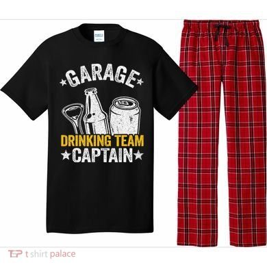 Funny Beer Garage Drinker Garage Drinking Team Captain Pajama Set