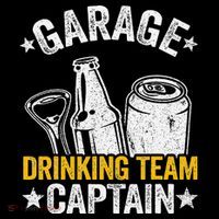 Funny Beer Garage Drinker Garage Drinking Team Captain Women's Hoodie thumb 2