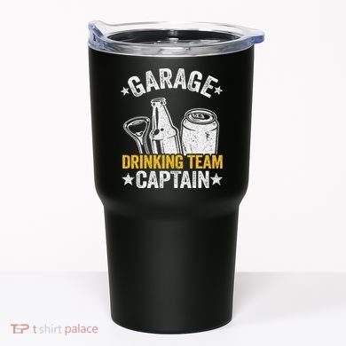 Funny Beer Garage Drinker Garage Drinking Team Captain Tumbler