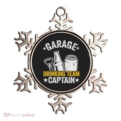 Funny Beer Garage Drinker Garage Drinking Team Captain Ornament