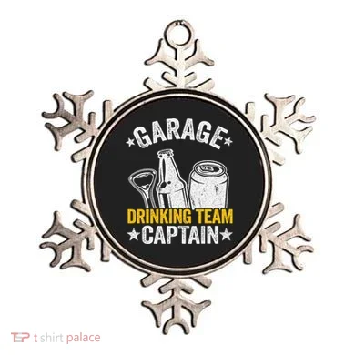Funny Beer Garage Drinker Garage Drinking Team Captain Ornament