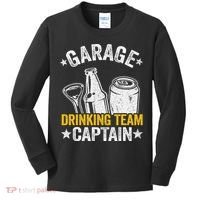 Funny Beer Garage Drinker Garage Drinking Team Captain Kids Long Sleeve Shirt thumb 0