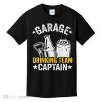 Funny Beer Garage Drinker Garage Drinking Team Captain Kids T-Shirt thumb 0