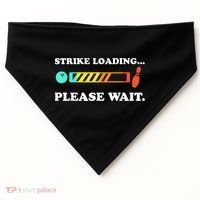 Funny Bowling Gift Strike Loading Please Wait Gift USA-Made Doggie Bandana thumb 0