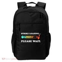 Funny Bowling Gift Strike Loading Please Wait Gift Backpack thumb 0