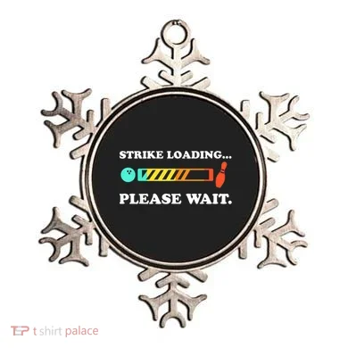 Funny Bowling Gift Strike Loading Please Wait Gift Ornament