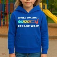 Funny Bowling Gift Strike Loading Please Wait Gift Kids Hoodie thumb 3