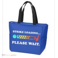 Funny Bowling Gift Strike Loading Please Wait Gift Tote Bag thumb 3
