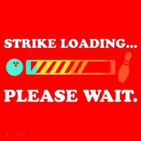 Funny Bowling Gift Strike Loading Please Wait Gift Santa Hat thumb 1