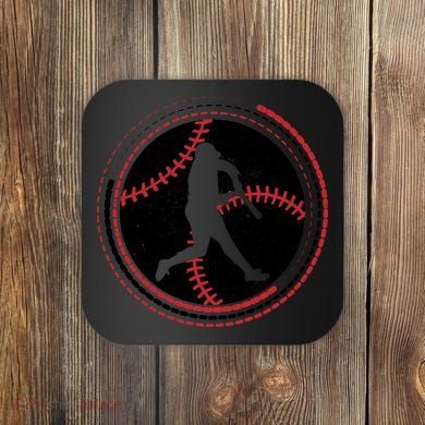 Funny Baseball Gift For Baseball Team Sport Team Coaster
