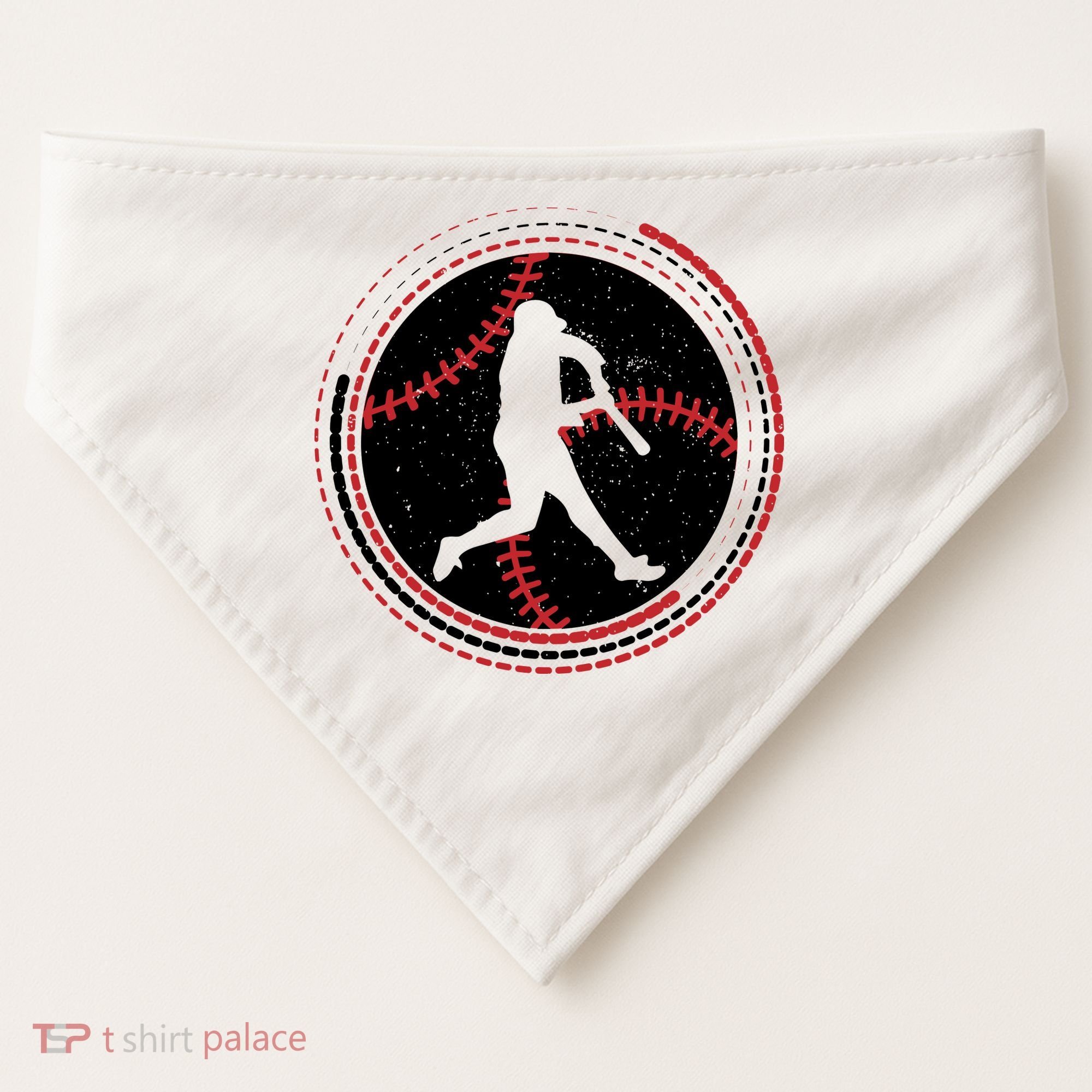 Funny Baseball Gift For Baseball Team Sport Team USA-Made Doggie Bandana