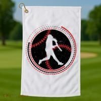 Funny Baseball Gift For Baseball Team Sport Team Golf Towel thumb 1